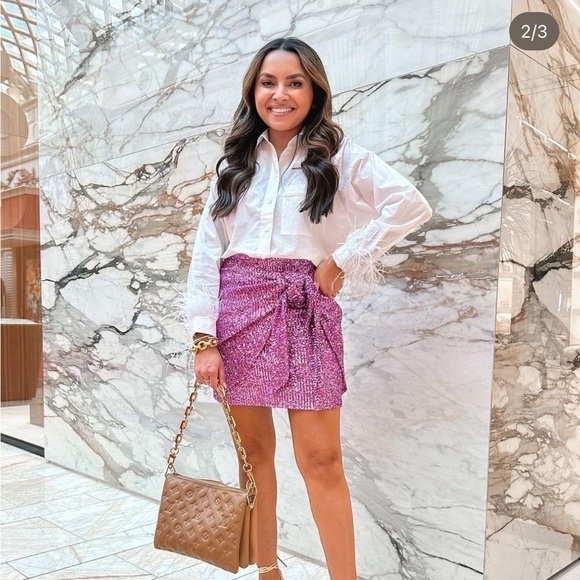 J.Crew Feather Trim Cotton Poplin Button Up Shirt With Collar White - Picture 2 of 16